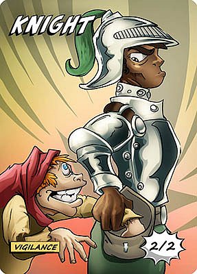 Knight MTG token 2/2