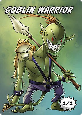 Goblin Warrior MTG token 1/1
