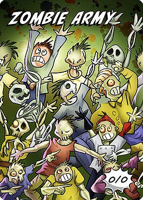 Zombie Army MTG token 0/0