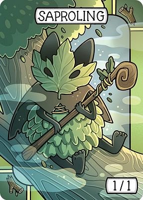 Saproling MTG token 1/1 (v.2)