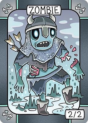 Zombie MTG token 2/2 (v.3)