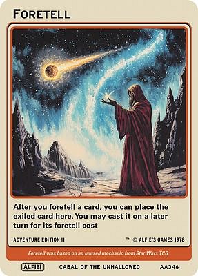Foretell MTG token