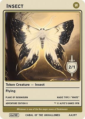 Insect MTG token 2/1