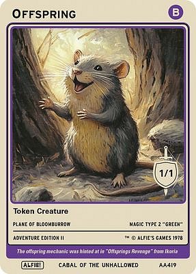 Offspring MTG token 1/1
