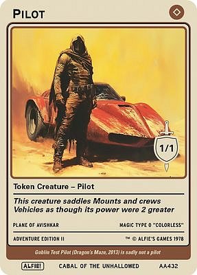 Pilot MTG token 1/1 (v.2)