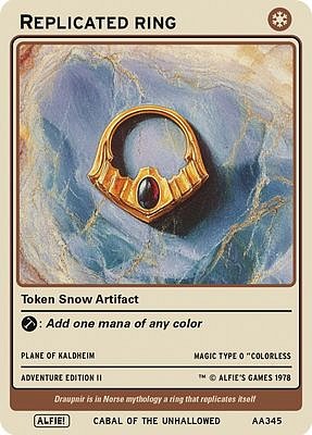 Replicated Ring MTG token