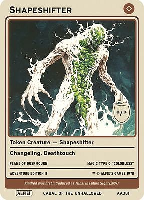 Shapeshifter MTG token */*