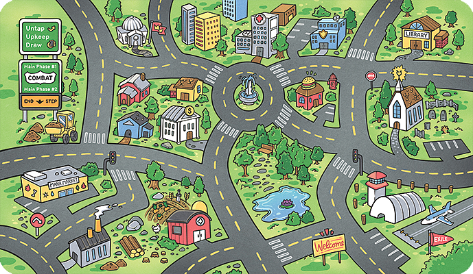 MTG playmat City Carpet