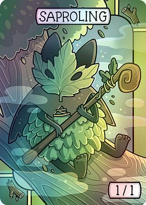 Saproling MTG token 1/1 (v.2)