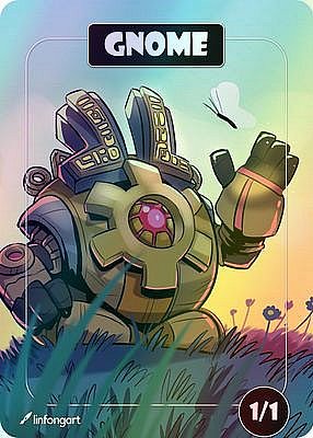 Gnome MTG token 1/1
