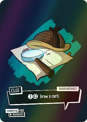 Clue MTG token