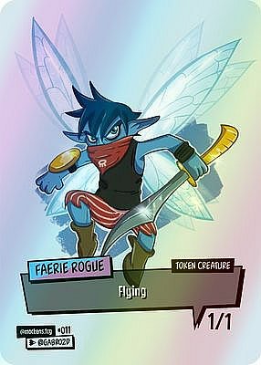 Faerie Rogue MTG token 1/1
