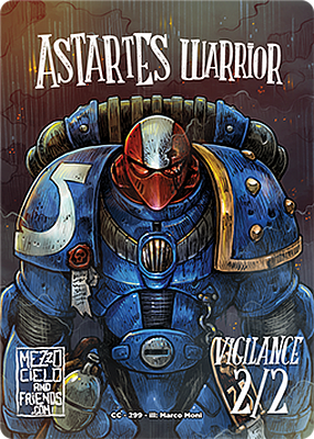 Astartes Warrior MTG token 2/2