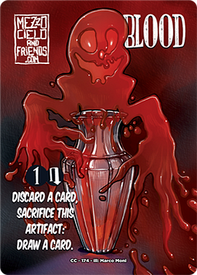 Blood MTG token