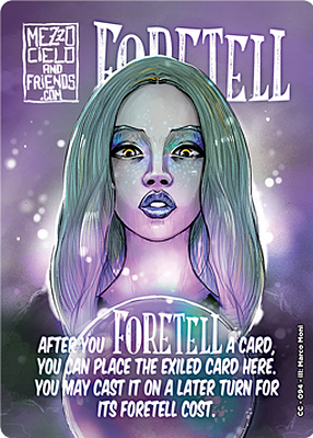 Foretell MTG token