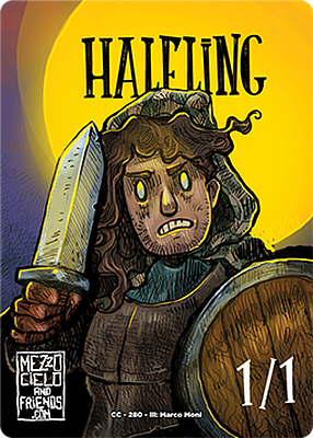 Halfling MTG token 1/1