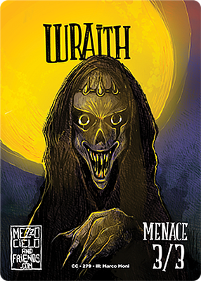 Wraith MTG token 3/3