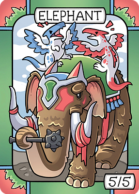 Elephant MTG token 5/5