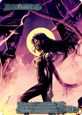 Pilot MTG token 1/1