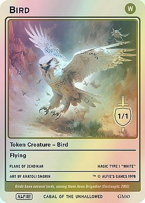 Bird MTG token 1/1