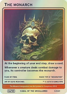 The Monarch MTG token