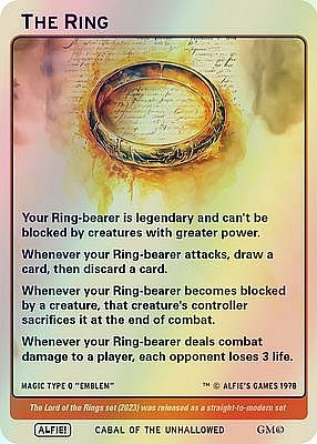 The Ring Temps You MTG token