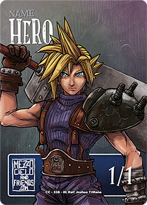Hero MTG token 1/1