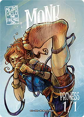 Monk MTG token 1/1