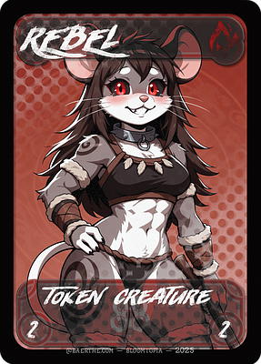 Rebel MTG token 2/2
