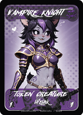 Vampire Knight MTG token 1/1