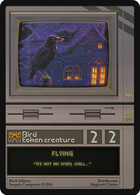 Bird MTG token 2/2 (v.2)