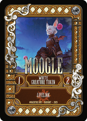 Moogle MTG token 1/2