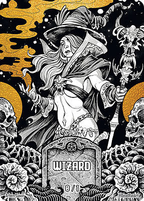 Wizard MTG token 0/1