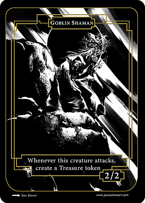 Goblin Shaman MTG token 2/2