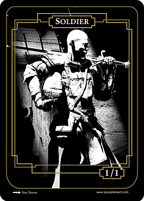 Soldier MTG token 1/1