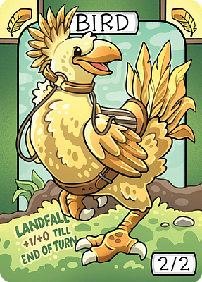 Bird MTG token 2/2 (v.3)