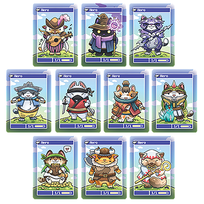 Final Fantasy Hero MTG tokens set