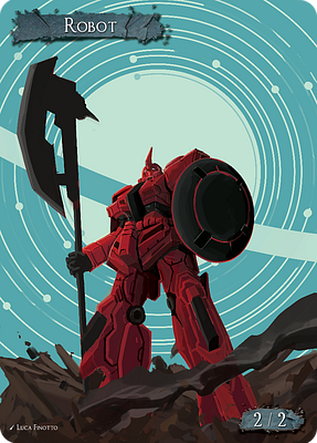 Robot MTG token 2/2