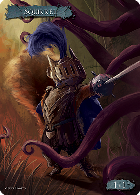 Squirrel MTG token 1/1