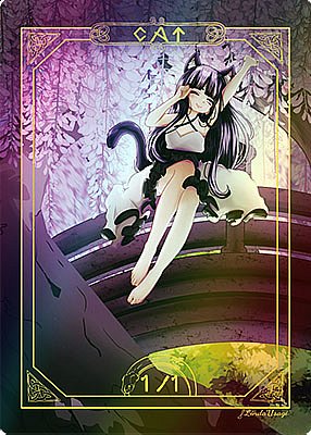 Cat MTG token 1/1