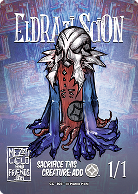 Eldrazi Scion MTG token 1/1 (v.3)