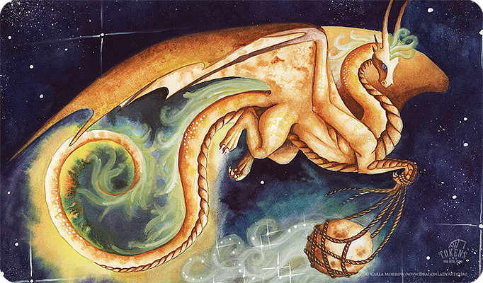Carla Morrow "To carry the moon" MTG playmat
