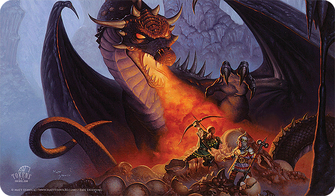 Matt Stawicki "Dragon's Lair" MTG playmat