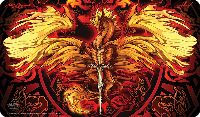 Ruth Thompson "Flameblade" MTG playmat