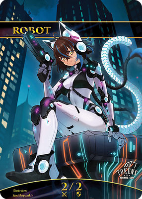 Robot MTG token 2/2