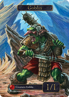 Goblin MTG token 1/1 (v.2)