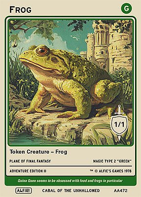best frog cards mtg FROGS!-100 Card Magic the Gathering Commander Deck-deathtouch-rare-mythic- Ready to Play Frog MTG token 1/1 (v.2)