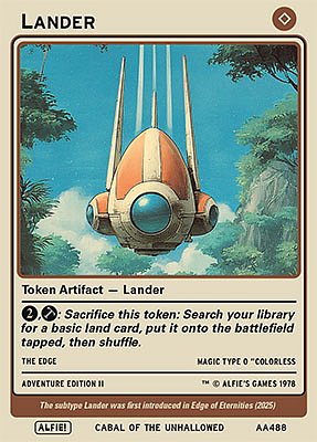 Lander MTG token
