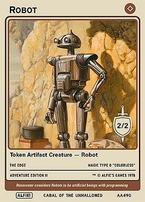 Robot MTG token 2/2