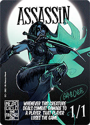 Assassin MTG token 1/1 (v.3)